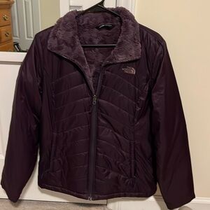 North Face women’s jacket (purple and lined)